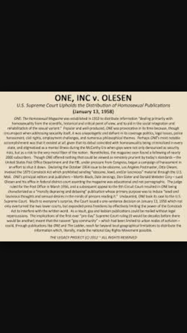 One, Inc v. Oleson