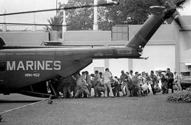 The last U.S troop left Vietnam