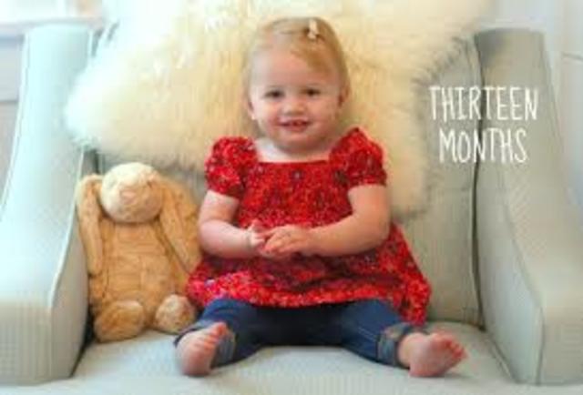 13 month cognitive and physical