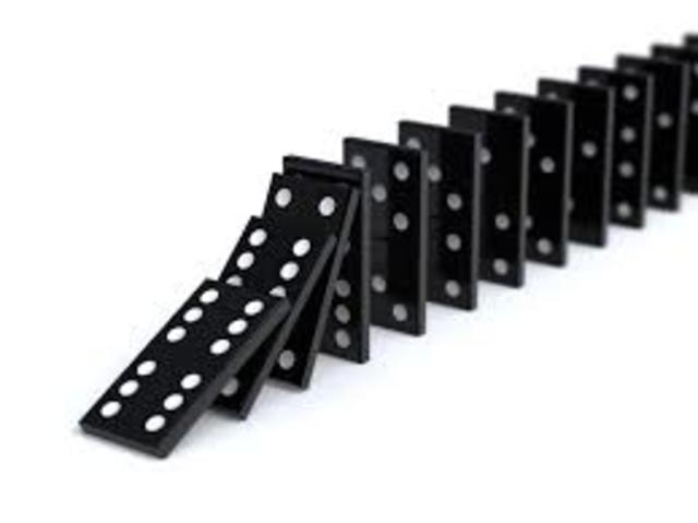 domino effect is coming into play