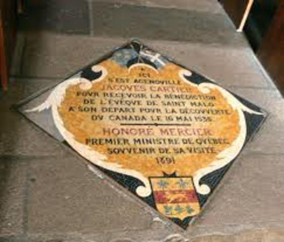 Jacques Cartier passes away