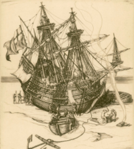 He controlled a ship