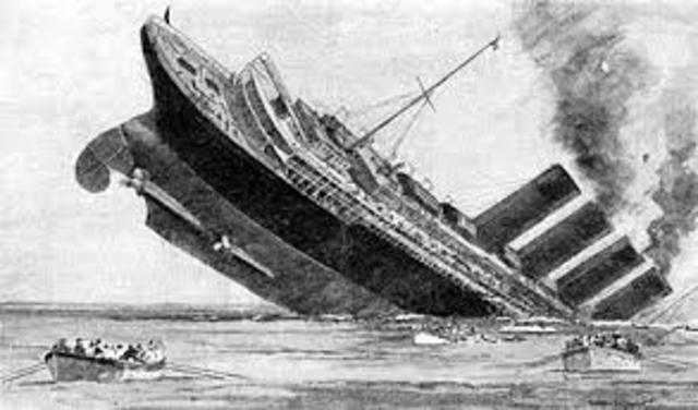 Sinking of British Liner Arabic