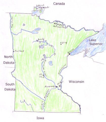 Minnesota becomes a state