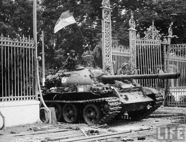 Saigon, South Vietnam's capitol, was taken under communist control, ending the war