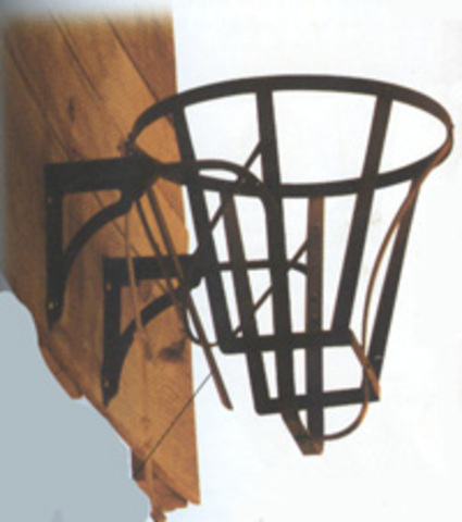 The first rims were made of peach baskets.