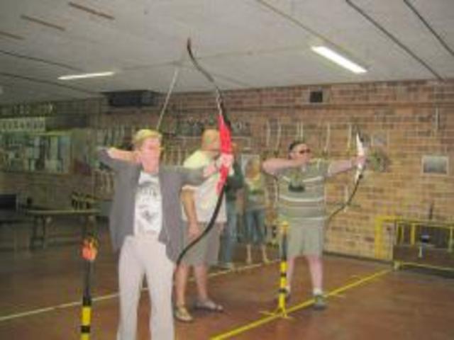 Boogschieten met de buurt