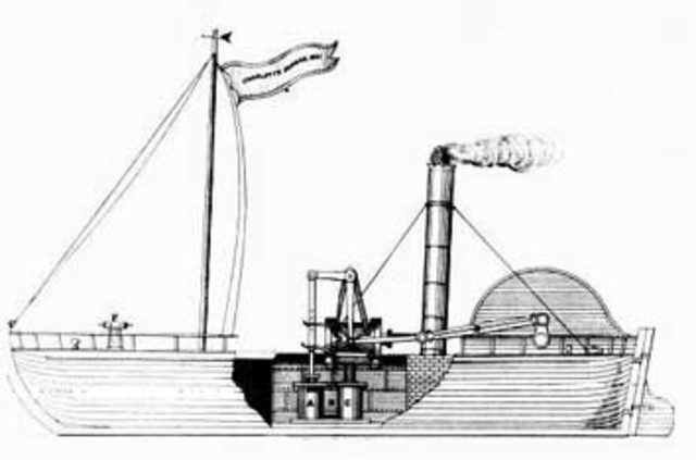 The First Steam Boat