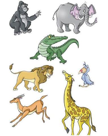 Animales vertebrados.