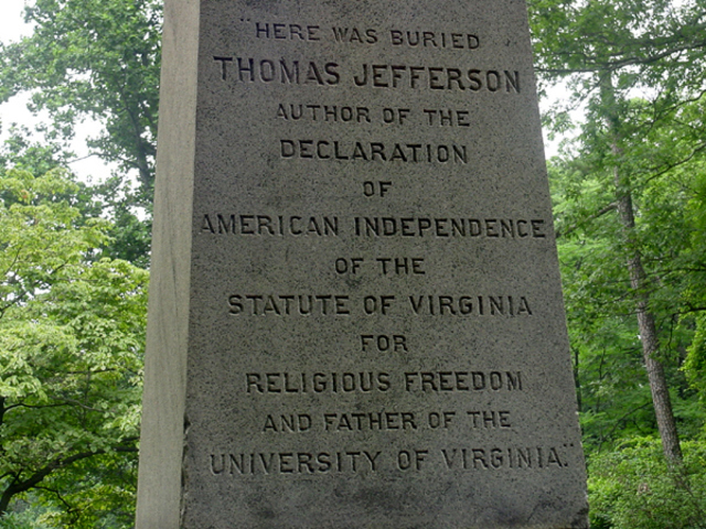 Thomas Jefferson died of pnemonia.