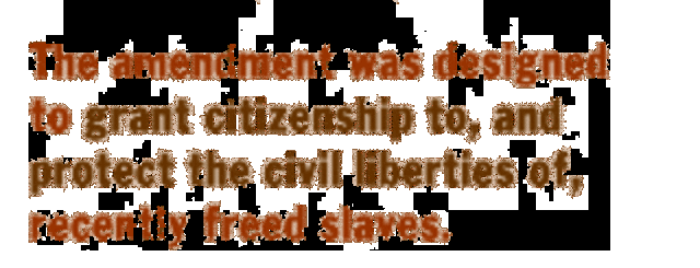 The Fourteenth Amendment passes