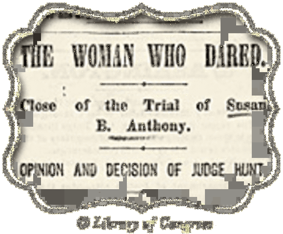 Anthony was tried and found guilty