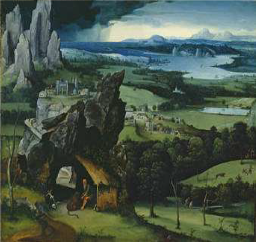 Paisaje con san Jerónimo