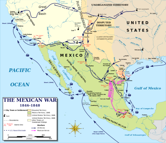 Mexican american war starts