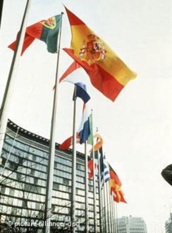 Incorporacion de España y Portugal a la CEE