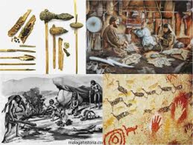 7.000 AC PREHISTORIA - EDAD DE PIEDRA  - TECNOLOGIA PRIMITIVA