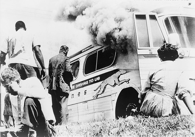 Freedom Riders Attacked