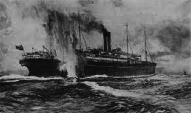 sinking of British liner Arabic
