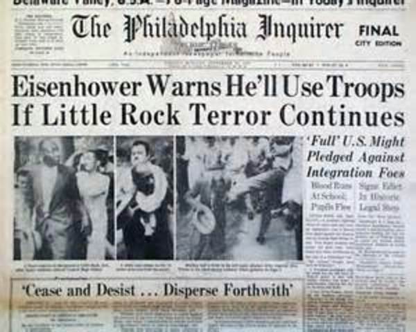 Events at Little Rock, Arkansas