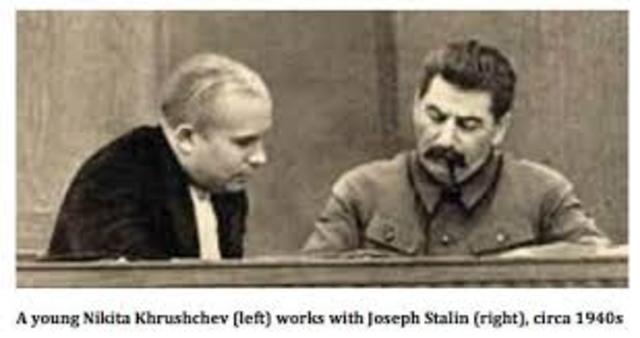 Stalin’s death; Khrushchev