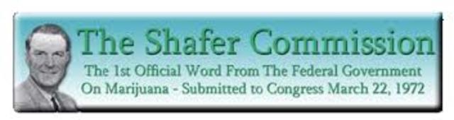 Shafer Commission recomends decriminalization - President Nixon rejects their findings