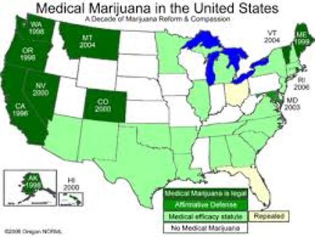Legalization of Marijuana for Medical & Recreational Use spreads