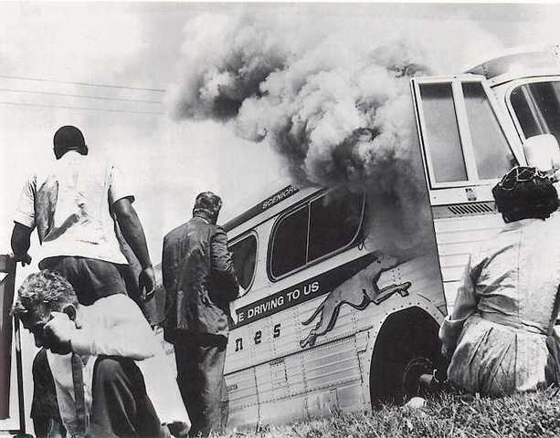 Freedom Riders Attacked in Alabama