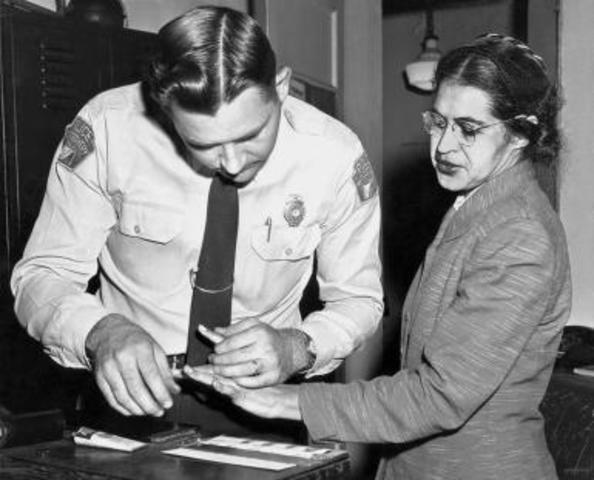 Rosa Parks arrested