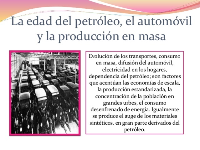 REVOLUCIÓN DEL PETRÓLEO Y AUTOMÓVIL