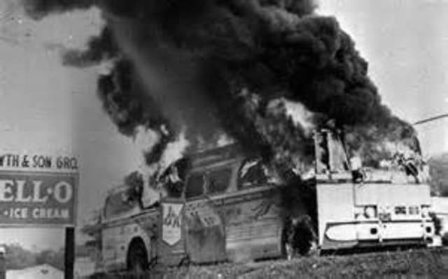 Freedom Riders Attacked