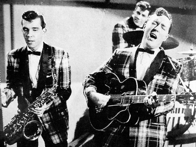 Bill Haley & His Comets http://open.spotify.com/track/5cySQEjxhoeFmQ66EpT5eg