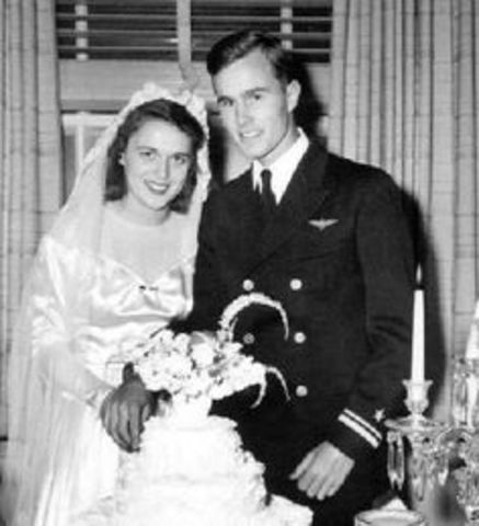Bush gets married