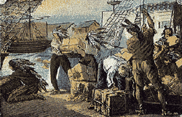 Burning of Boston Tax Office