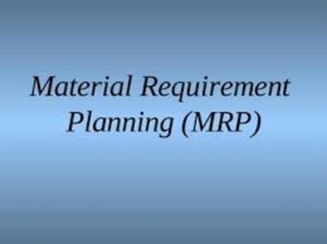 ALGUNOS CONCEPTOS DEL MRP