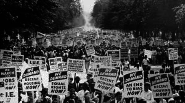 250,000 Americans March on Washington for Civil Rights