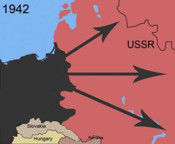 German Blitzkrieg on Soviet Union