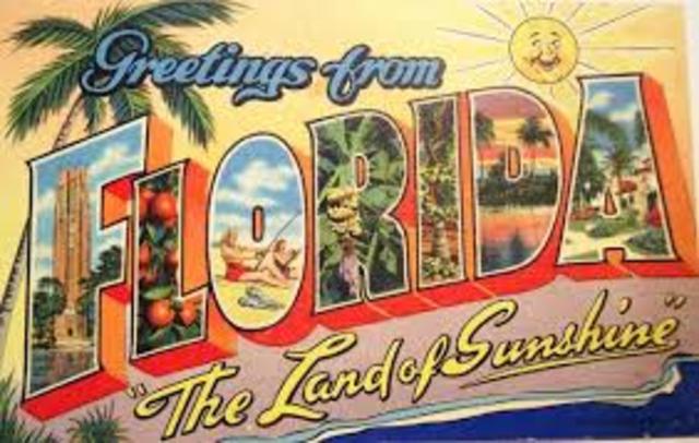 Florida Becomes State