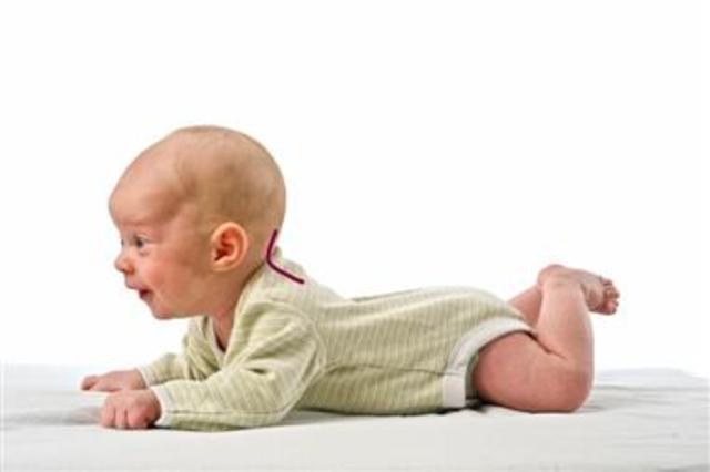 Starts Holding Head Up