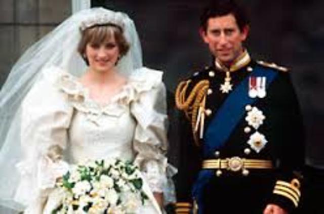 Princces Diana and Prince Charles wedding