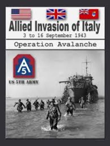 allied invasion of italy