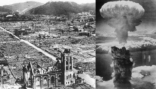 Atomic bomb dropped on Nagasaki