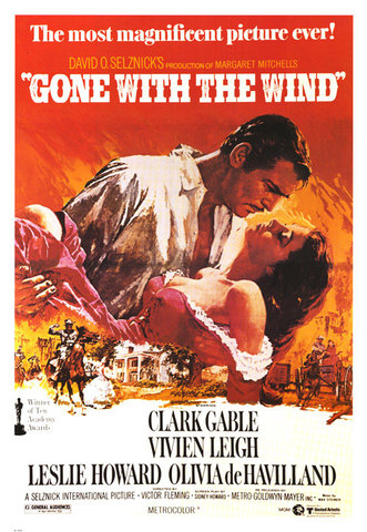 Filming begins on "Gone with the Wind"