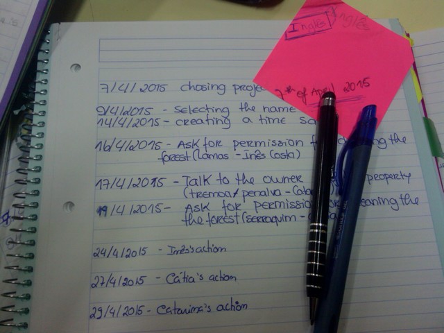 creation of a time schedule