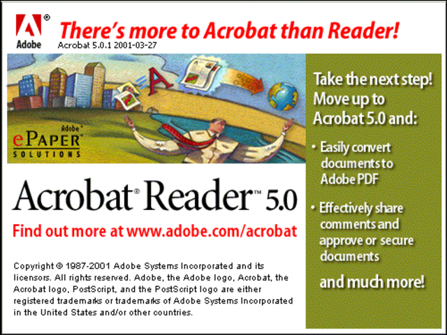 Adobe y Acrobat 5.0