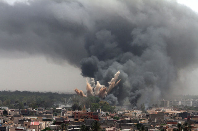 N.A.T.O. Begins Tactical Air Strikes in Libya