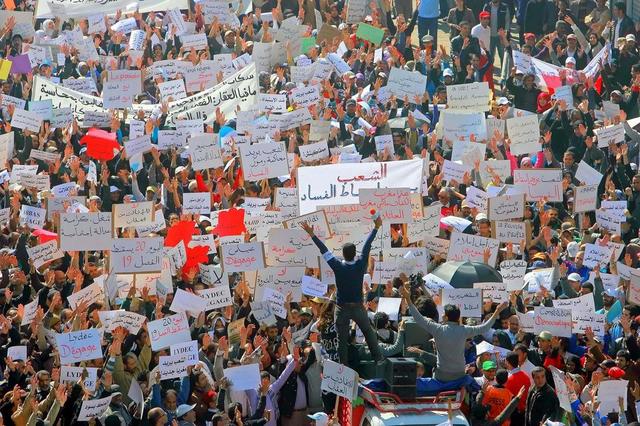 Moroccan's Protest