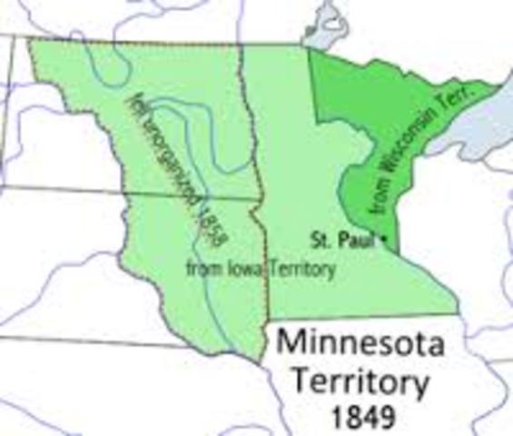 MN became a territory