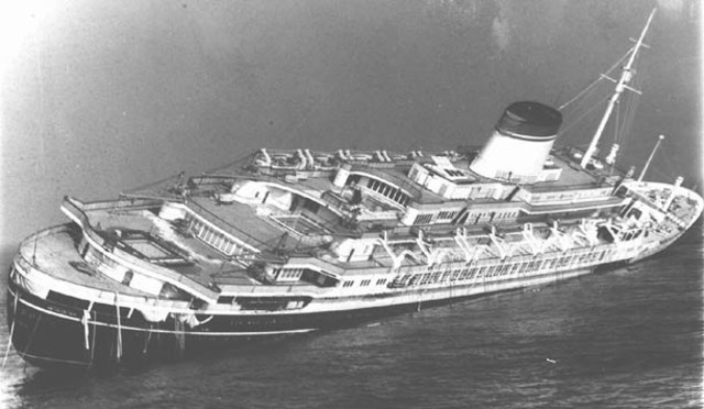 The Andrea Doria Sinks