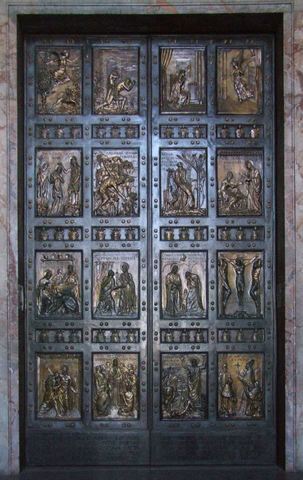 Completed the "Death Gate" door for Saint Peter's Basillica