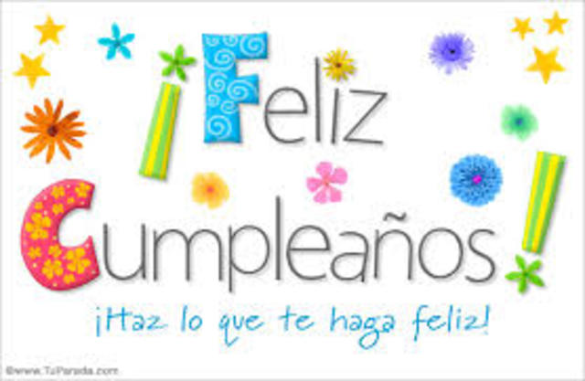 mi primer cumpleaños en familia